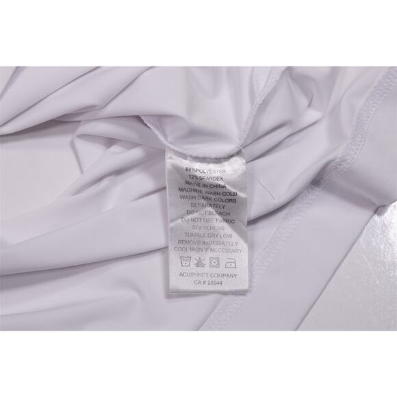 Footjoy x Winged Foot Golf White Performance Golf Polo Shirt Men's Large - Picture 9 of 9